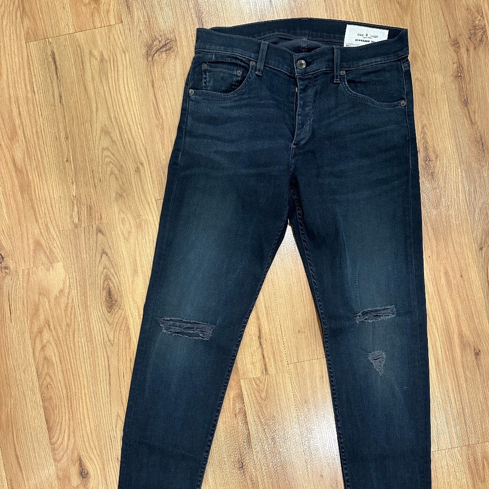 rag & bone Fit 1 Skinny Leg Jeans with Rips